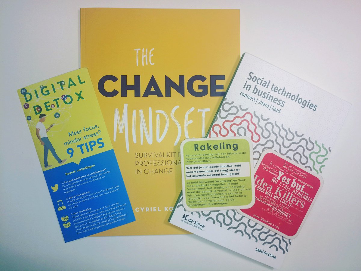 Whyte_CA's tweet photo. We got ourselves some new reading materials after the yearly @vonknetwerk congress on #internalcommunication.
Thank you @BetterMindsWork, @CyrielKortleven and @IsabelDeClercq for the entertaining lectures and valuable insights! #whatatreat #vonkcongres19 #whyteatwork https://t.co/I8xY1BSPm3