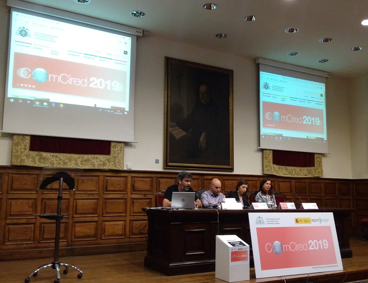 UOdivulga's tweet photo. Mesa redonda sobre #diversidad e #inclusión en #DivulgaciónCientífica #Comcired19 con @Noctilucamaryc1 @PDICIENCIA &amp; @incluciencia de @GCNN_CSIC moderada por @FECYT_Ciencia ¡Ciencia para tod@s! @uniovi_info https://t.co/kdlm1iIw5w