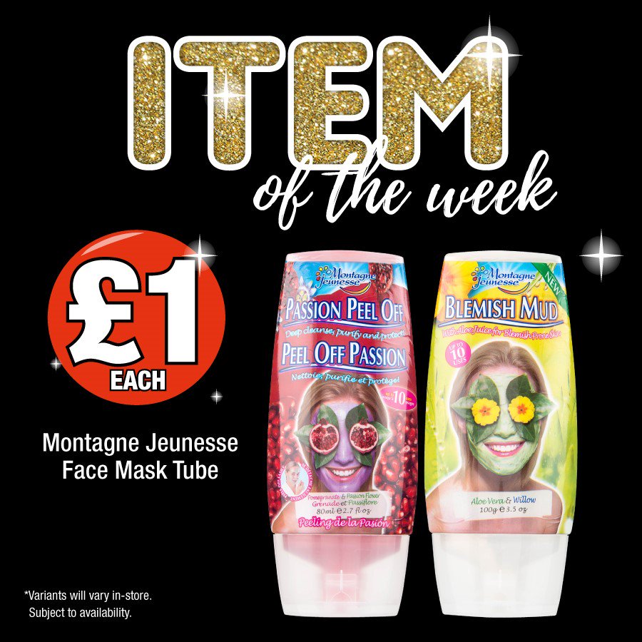 Poundland on Twitter " Item of the Week Montagne Jeunesse Face Mask