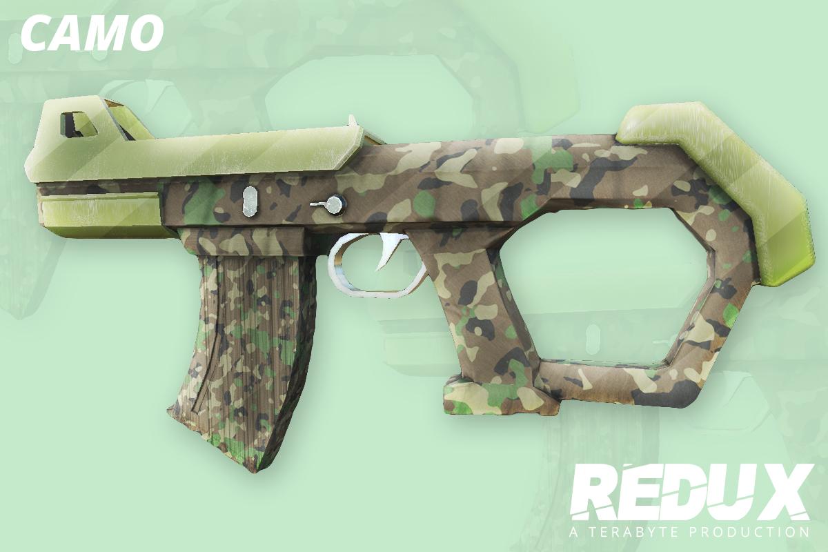 Terabyte On Twitter Camo Skin For The First Official Redux Gun - futuristic gun 1 roblox