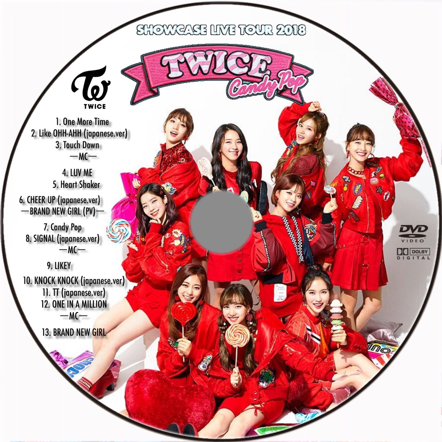 Twice Candy Pop クリアカード　9種セット　新品未開封 Twice Candy Pop クリアカード 9種セット 新品未開封