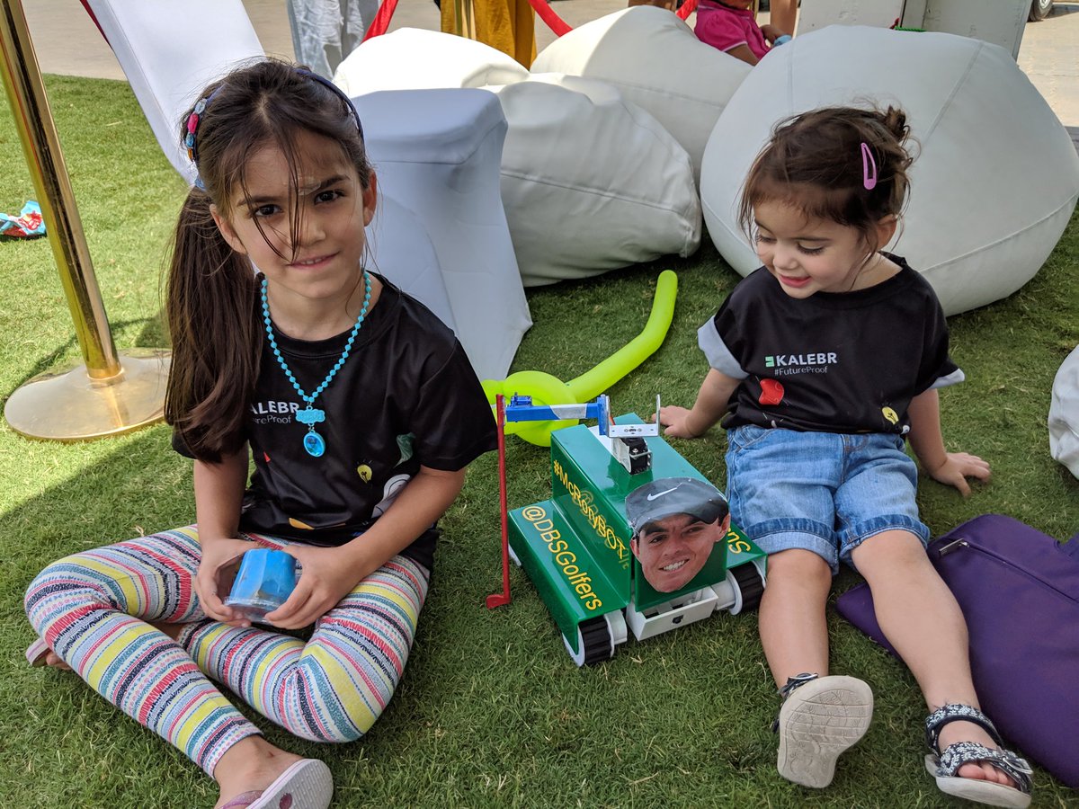 MrOatesSoSimple's tweet photo. The #KalebrKrew have got their two youngest team members on the case! @myKalebr #ParOne 

#BeginsAtDBS #Kalebr @OatesReena https://t.co/aFjQVx3UAa