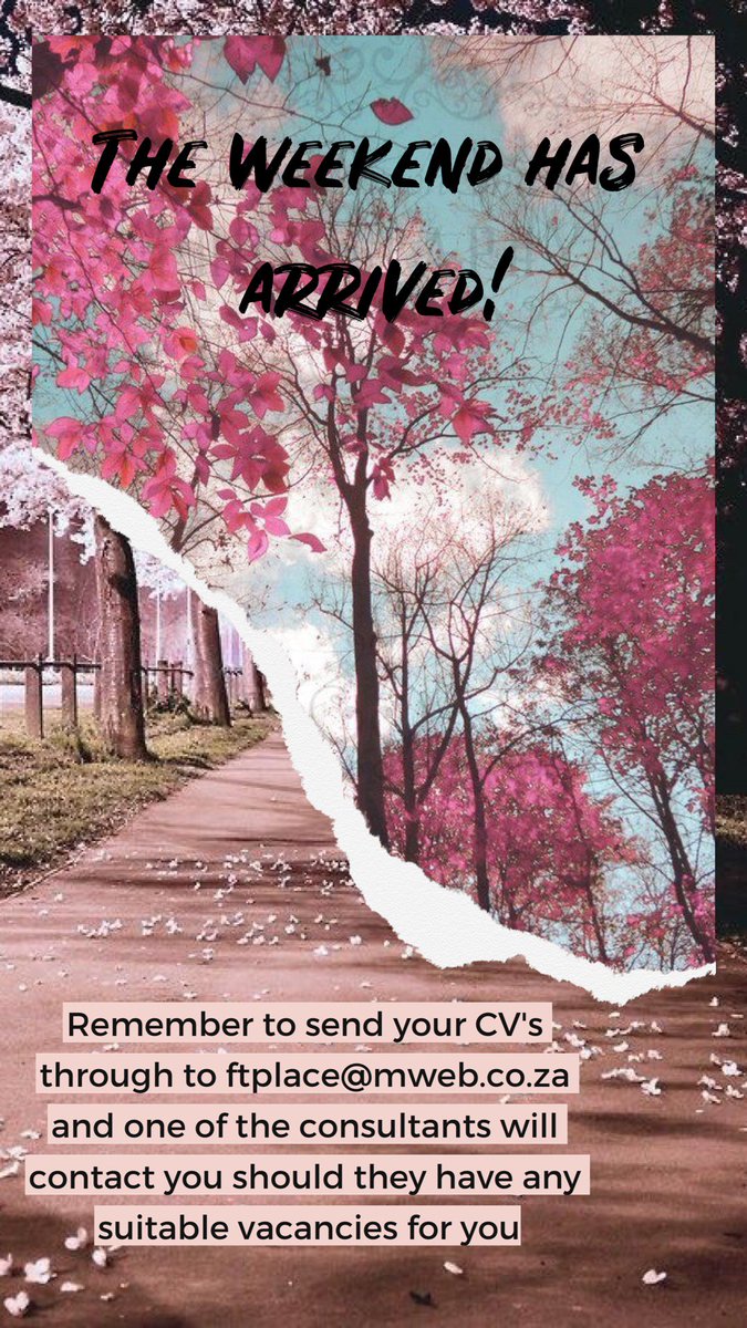 PlacementPoint's tweet image. Hello Friday! 😊🍂☀️ #weekend #recruitment #jobs #southafrica