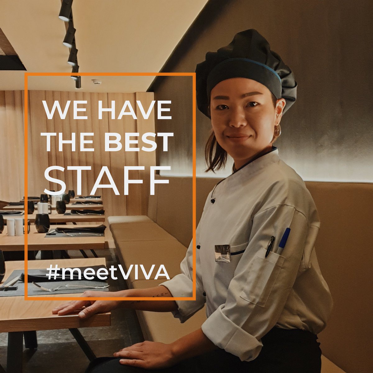 HotelsViva's tweet photo. We're really happy to introduce you the chef of our new asian restaurant MIZU at #VanitySuite +16 by VIVA. Yeechuan Kwang comes from Thailand, though was born in China.
She loves yoga, trekking and being surrounded with nature. Welcome Yeechuan Kwang! 🍜🧡 #MeetVIVA https://t.co/sdXpO4F1bZ