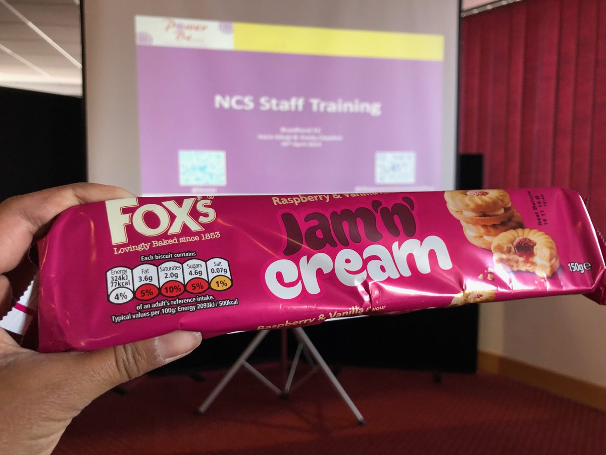 InsiaI's tweet photo. My day has already been made! Not even started and I’ve had my favourite biscuits just delivered to me. ⁦@BradfordCityFC⁩ ⁦@BCFCGrads⁩ you are legends! ⁦@NCS⁩ #StaffTraining #NCSTraining #NCSroadtrip https://t.co/A9cxfAbURt