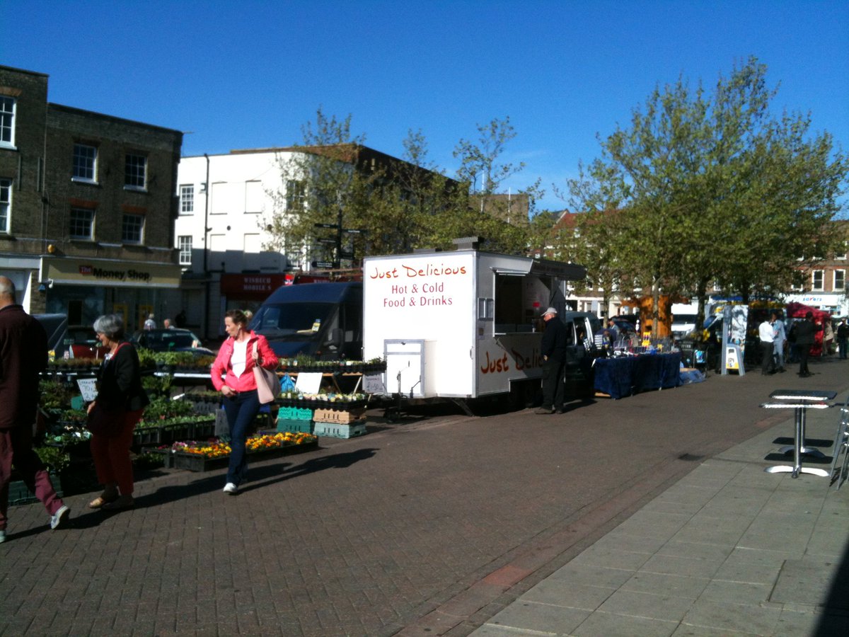 Plants for your garden, tools for DIY, antiques and pictures for your home, or treat yourself to an ice cream - Wisbech Market today