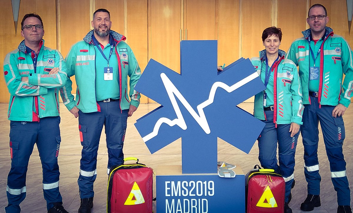kingkneet's tweet photo. Ambulance GGD BZO. Ready to start the competition.  #EMS2019 https://t.co/xKZcKqPevP