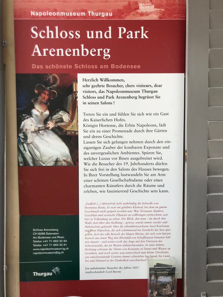 BSM_VLRB's tweet photo. #Location der Woche der #FilmCommission Bodensee ... ist diesmal: das #Napoleonmuseum #Thurgau - Schloss und Park Arenenberg im Kanton Thurgau. 
#Drehorte der ganz besonderen Art in der #Vierländerregion #Bodensee.
#LocationDerWoche Fotos: RH, März 2019 https://t.co/o3TRBcHIn9