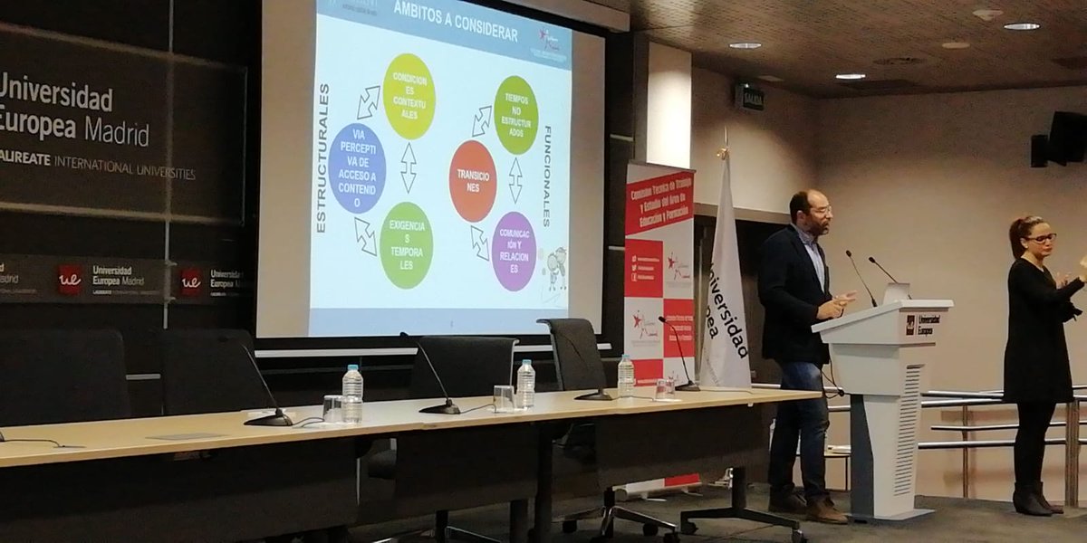 Fed. Autismo Madrid (@autismomadrid) on Twitter photo Luis Pérez de la Maza: La definición de #TEA no es estática, es compleja, hablamos de un espectro de condiciones y de capacidades, por eso tenemos que tener un espectro de respuestas.
<a href="/FUNDACIONAUCAVI/">AUCAVI</a>
#EducacionyTEA2019
<a href="/UEuropea/">Universidad Europea</a> <a href="/RespSocialUE/">Impacto Social @UEuropea</a> Luis Pérez de la Maza: La definición de #TEA no es estática, es compleja, hablamos de un espectro de condiciones y de capacidades, por eso tenemos que tener un espectro de respuestas.
<a href="/FUNDACIONAUCAVI/">AUCAVI</a>
#EducacionyTEA2019
<a href="/UEuropea/">Universidad Europea</a> <a href="/RespSocialUE/">Impacto Social @UEuropea</a>