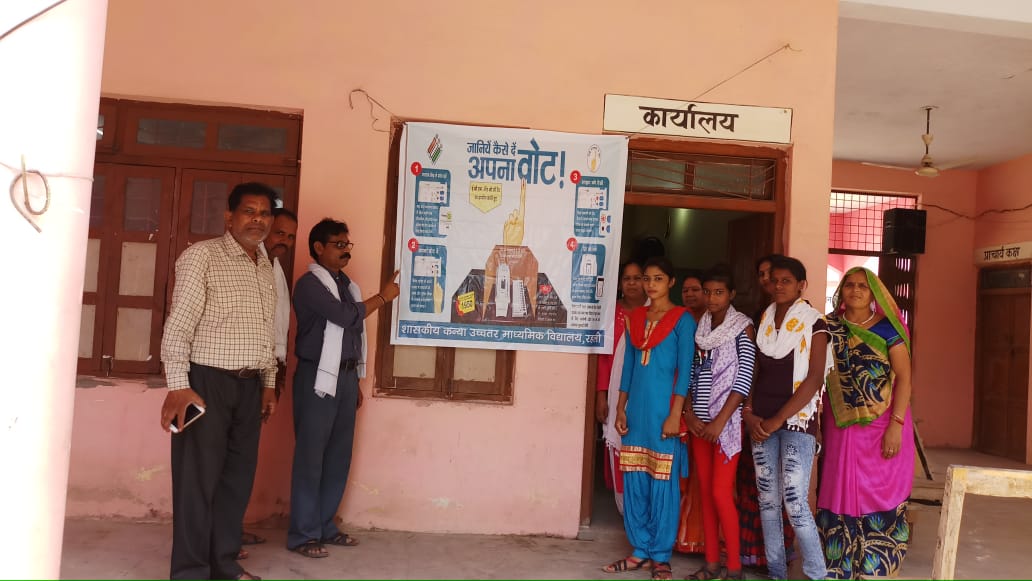 collectorsagar's tweet image. स्वीप प्लान के अंतर्गत शासकीय कन्या उच्चतर माध्यमिक विद्यालय, रहली में मतदाता  जागरूकता हेतु छात्र-छात्राओं द्वारा तरह-तरह के कार्यक्रम आयोजित किए गए जिनमें बालहठ ,पत्रलेखन, रंगोली प्रतियोगिता, शपथ ग्रहण, मानव श्रृंखला आदि कार्यक्रम आयोजित हुये @CEOMPElections #GoVote