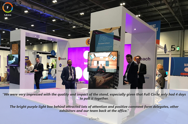 FCEExhibitions's tweet image. ⭐ on our #SAASHOW19 report from @eteach 😅 
We provided eTeach with one of our popular Scope Packages! 
Contact the Head of our Enhancements Team for more information ➡️ Liv.Brayley@fullcircleeventsltd.co.uk

#FeedbackFriday #FCevents #EventProfs