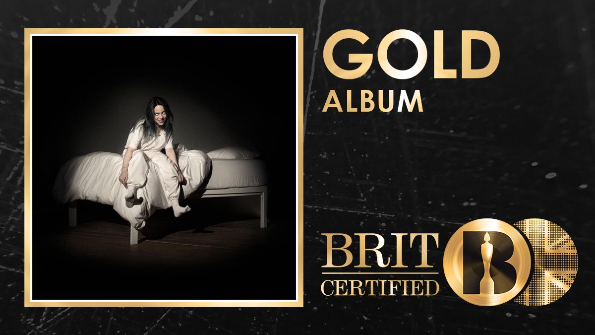 It's a double whammy for @billieeilish 💥💥 'bad guy' goes Silver and her debut album 'WHEN WE FALL ASLEEP, WHERE DO WE GO?' is #BRITcertified Gold! 🇬🇧💿📀