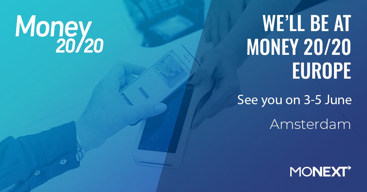 monextcom's tweet photo. [MONEY20/20] We're sponsoring @money2020 Europe ! 📢 
Meet our team ! 🙋🏻‍♂️
👉🏻 Stand F112 
🗓 3 - 5 June 
📍The RAI, Amsterdam

#fintech #banking #M2020EU https://t.co/eYA0oUKzuT