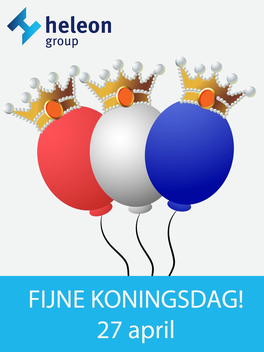 HeleonGroup's tweet photo. Heleon Group wenst iedereen een fijne Koningsdag toe! #Koningsdag2019 https://t.co/XqrvaDeEmC
