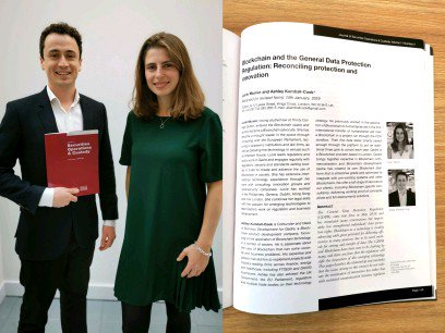 It's a proud moment to see the research that my colleague &amp; I wrote be published in the peer-reviewed professional journal of Securities, Operations, &amp; Custody. We put forward practical techniques and considerations to implement innovative &amp; GDPR compliant blockchain projects.