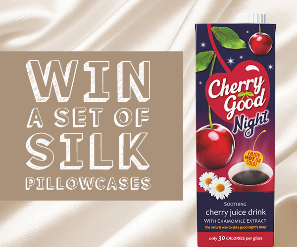 CherryGoodJuice's tweet photo. Follow, Retweet &amp; Reply to enter to Win a set of 2 Silk Pillowcases! A luxurious night’s sleep is the perfect way to get the pep you need for the day ahead! Cherry Good Night followed by shut eye on a silk pillowcase? Yes please! UK Only, Ends 03/05 9am, T&amp;Cs Apply #FreebieFriday https://t.co/KxhyJslhMU