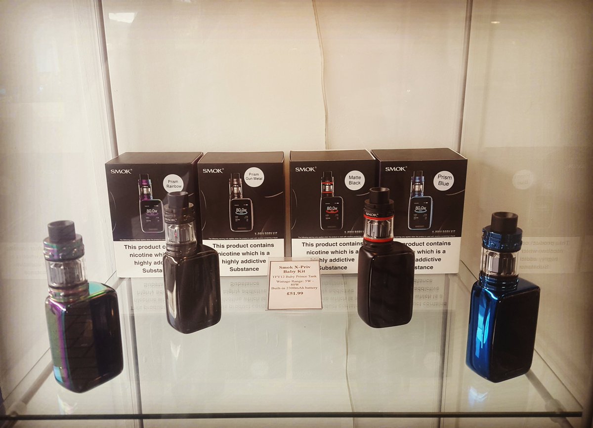 VapourDreams's tweet photo. New in stock #smokxprivbabykit 😊 #smok #smokxpriv #mods #ecig  #diy #eliquid #cloud #diycoils #rda  #eliquidbottles  #eliquidsyringe #gloves #syringe #pg #vg #nicotine #concentrate #concentrates 
https://t.co/Gqoz8rHLui https://t.co/ZfKDzpT6Cp