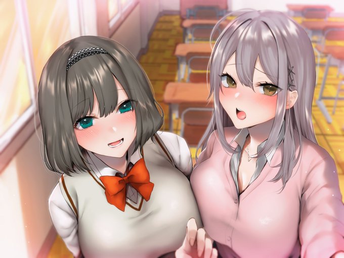 しゃーぷ様新作の音声作品にてイラストを描かせて頂きました!リンク先で体験版が聴けますので宜しくお願いいたします!小悪魔な後輩ちゃんたちに色仕掛けかけられまくります☺️
許嫁後輩ちゃんたちのいじわるお射精管理♪ ～お嫁さんにしてくれますよね、先輩♪～/しゃーぷ https://t.co/M8q36EtCFH 