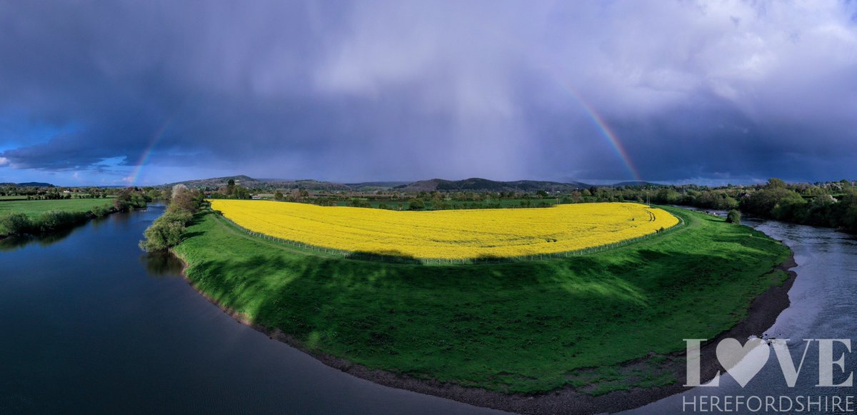 Gold at the end of the rainbow.
loveherefordshire.com