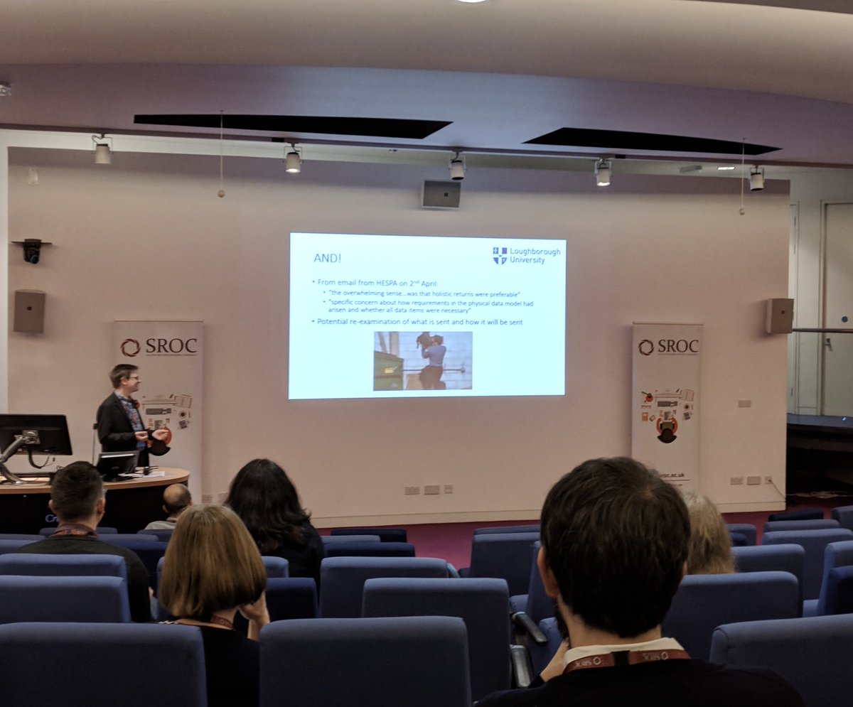 the_moodster's tweet image. Excellent #DataFutures presentation from the OU and Loughborough in the final breakout of #sroc19