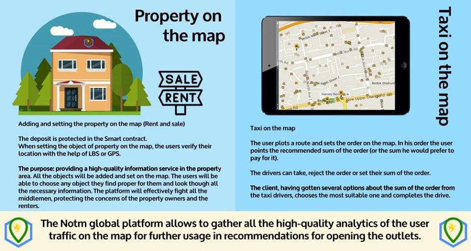 NotmPlatform's tweet photo. New Concept #Notm 2.0

#Property on the map and #Taxi on the map

#startup #ico #crypto #investments https://t.co/cjZ8ZWiSnr https://t.co/bYuH3j7Rug