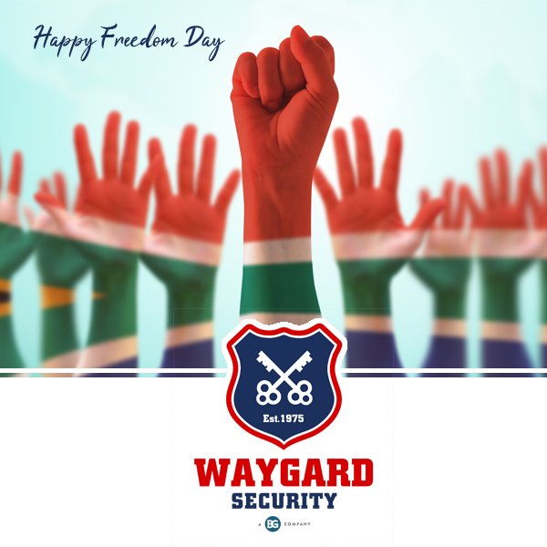 WayGardSA's tweet photo. Freedom might mean security- this can tie In with WayGard and the company motto which is to protect what matters. https://t.co/L5vwHTVD8W