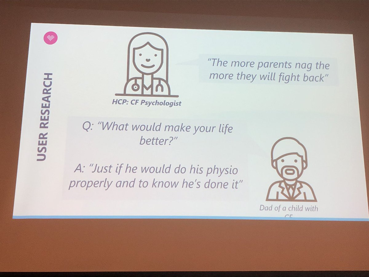 TheACPRC's tweet photo. @HackaHealth created to support children with #CF via technology, but without increasing the burden on them 

#ACPRC2019 https://t.co/rcO5W6OQfX