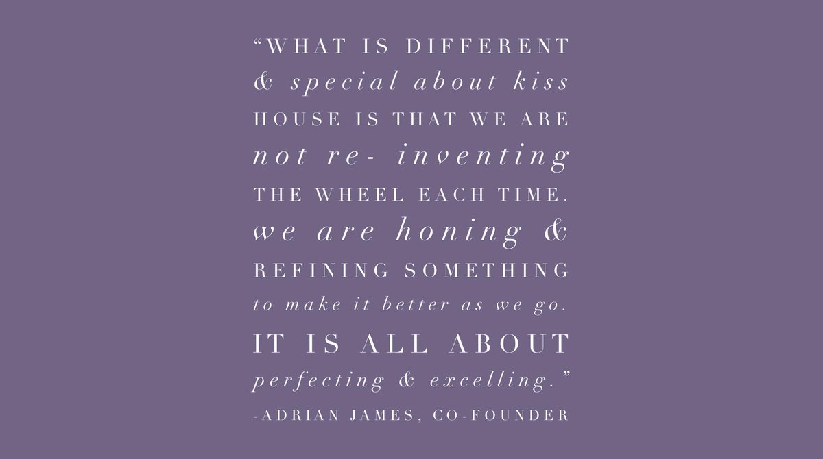 As we get closer to launching new houses, new designs &amp; our new website, we’re even more aware of our sense of purpose &amp; what we’re trying to achieve. 

We asked the team why Kiss House is a special project to work on &amp; wanted to share everyone’s thoughts with you.