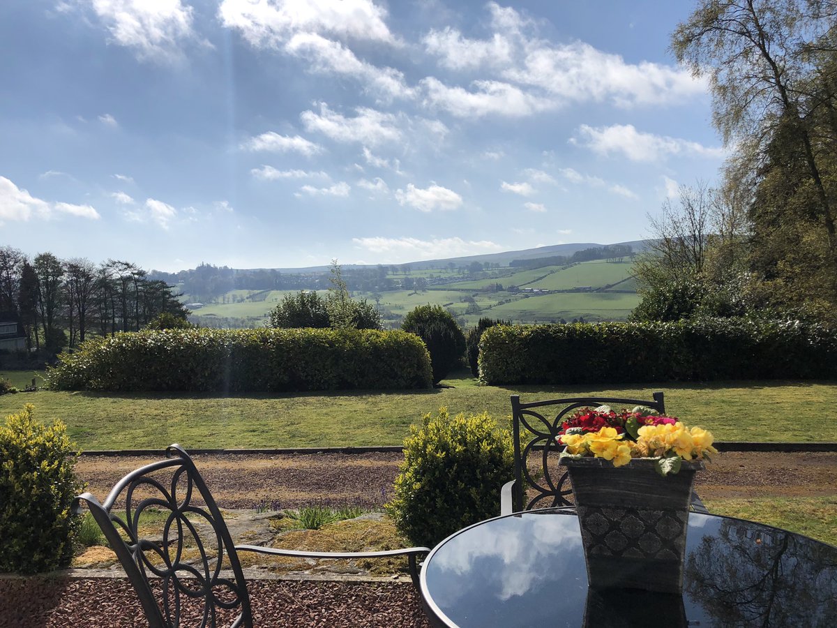 There’s nowhere better to be in a sunny #Spring morning than the Coquet Valley! #BankHoliday #availability at Westcliffe House in #Rothbury #views #Northumberland westcliffehouse.com