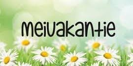 Komende week is het meivakantie. Ook wij zijn daarom een week gesloten. Maandag 6 mei zijn we weer aanwezig. Graag tot dan!