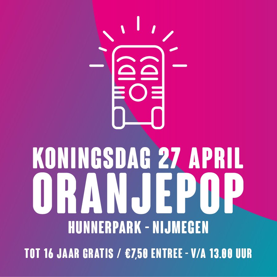 Oranjepop's tweet photo. Oranjepoppers niet vergeten wij bestaan 20 jaar🎉dus het wordt 1 groot feest. Zelfs de regen hoeft geen probleem te zijn, je kan schuilen EN genieten van de vette muziek... Tot morgen‼️ #koningsdag2019 #Koningsdag https://t.co/vrbL7suYpW