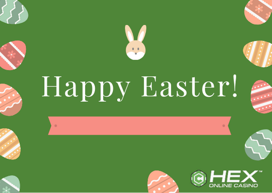 Echipa HEX vă dorește un Paște Fericit! 🐰 #HappyEaster #happyEaster2019 
Cei de la  #PlaynGo v-au pregătit slotul 🐣EASTER EGGS ➡casinohex.ro/online-pacanel…