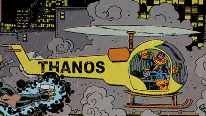 The Avengers didn't stand a chance when Thanos rolled up in the Thanoscopter 