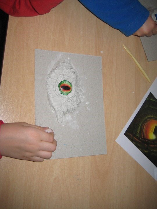 Year 2 are having a great time at Beeston. One of the activities is to create artwork based on observations of dragon's eyes.

Y2 parents - don't forget, there are lots more photographs on the protected page of the school website.