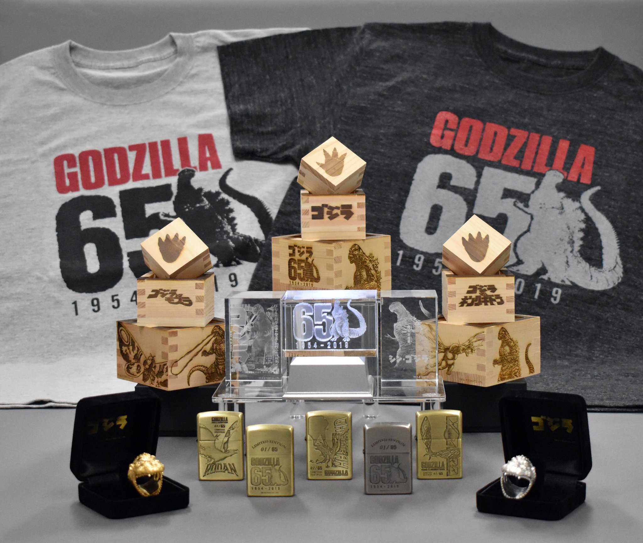 【ZIPPO】限定65個 シリアルNo.02/65 ゴジラ65周年記念 ゴジラ グランドセイコー＞日本が世界に誇る怪獣王「ゴジラ」の生誕65周年記念