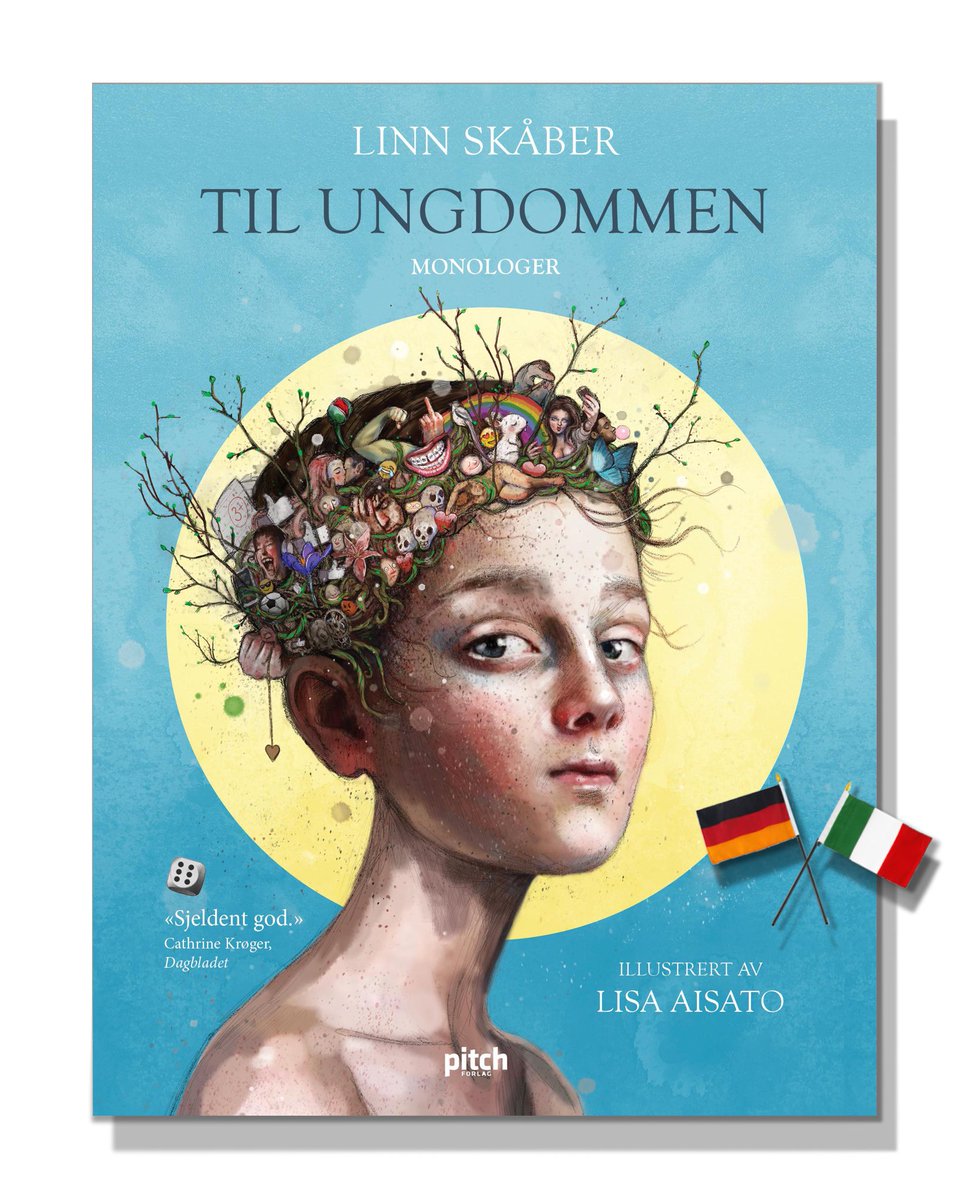 Hipp hurra! Linn Skåber og min bok, 'Til ungdommen', er nå solgt til både Tyskland og Italia! Jeg håper den treffer både ungdom og voksne like godt der som den har gjort her i Norge 😊. #tilungdommen