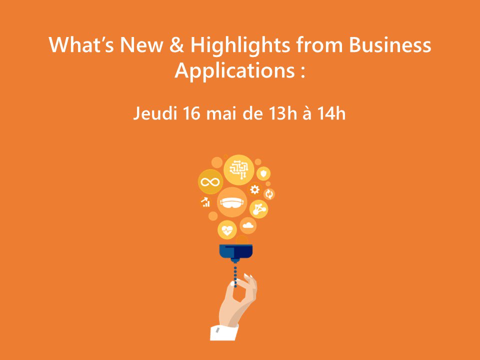 mspartnersfr's tweet image. Le 16 mai, participez au webinar pour découvrir toutes les nouveautés sur les Business Applications 📈#Dynamics365 et #PowerPlateform.
msft.it/6017TH6hf