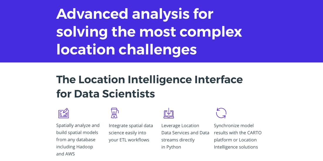 CARTO's tweet image. Are you a #DataScientist? If yes, discover how to speed up your time-to-insight by accessing best-in-class spatial analyses. #SpatialModels hubs.ly/H0hBb5r0