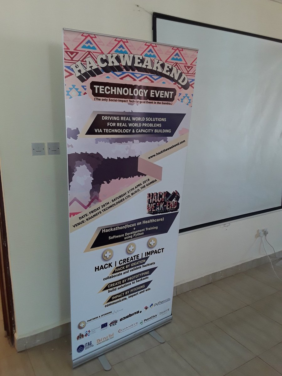 hackweakend's tweet image. All set for #hackweakend here at Khamsys in Bijilo...@yepgambia @opensourceacad @hackweakend @Khamsys @jetbrains @vidbina @ITAGGambia @Fabiyi_WaleTaza @ThePSF @LangLoum