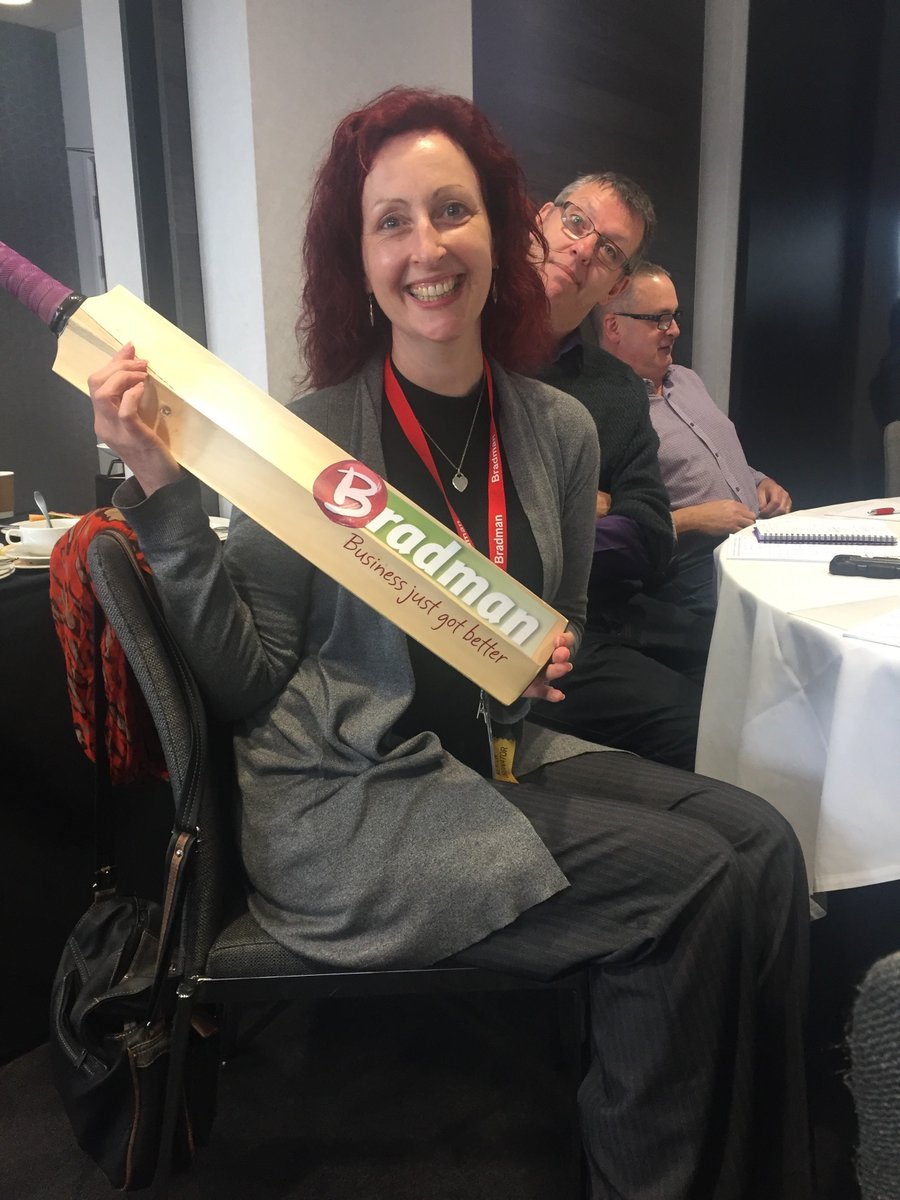 Singing will always win you the bat and that's exactly how Sam from Blue Monkey Coaching bagged it! #BristolNetworking #EmployeeCoaching #BristolCoaching