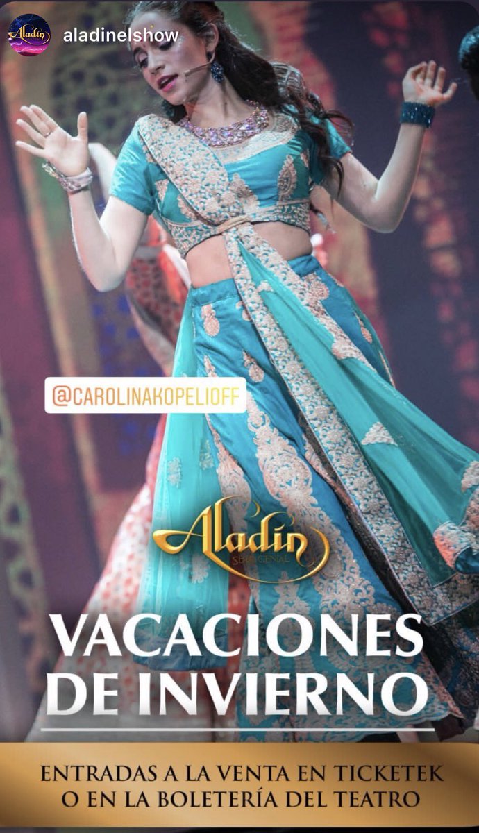 caro_kopelioff's tweet photo. Te esperamos en vacaciones de invierno♥️♥️♥️♥️ entradas por @TicketekAr ♥️ https://t.co/4Zvh9Cxof3