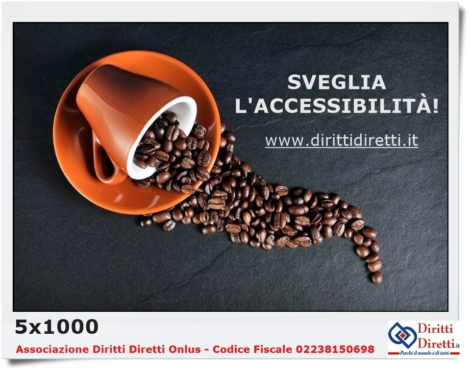 #5x1000 a #DirittiDiretti_ ADSU Teramo: 20mln, residenza universitaria accessibile. Regione Abruzzo: 11mln, turismo accessibile. Sei con noi? 😉