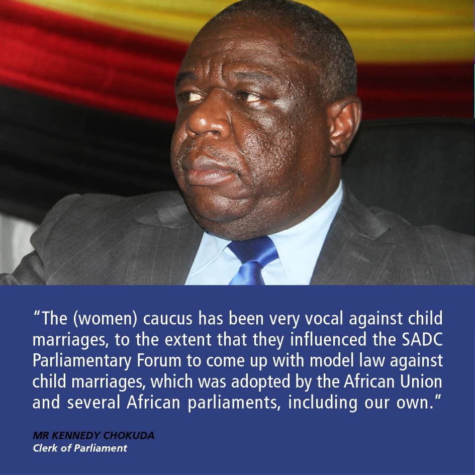 GMCZimbabwe's tweet photo. As we are #CountingTheGains Clerk of Parliament Kennedy Chokuda speaks glowingly of the work of the #ZWPC whose initiatives produced confident & equipped parliamentarians who contributed to important legislation regionally.More in the book, #CountingTheGains available #ThisMay https://t.co/mNQ37cj7L5