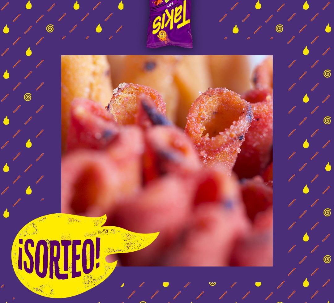 TakisEsp's tweet image. ¡Sorteeeeeeeeeeeeeeeeeeeeeeo! Aunque veas paquetes, sorteamos 20 CÓDIGOS para que pruebes suerte en nuestra #PromoRandom y ganes premiacos. ¿Cómo?
1. Síguenos en @TakisEsp.
2. Haz RT.

¡TENÉIS HASTA EL MIÉRCOLES 01/05 PARA PARTICIPAR!