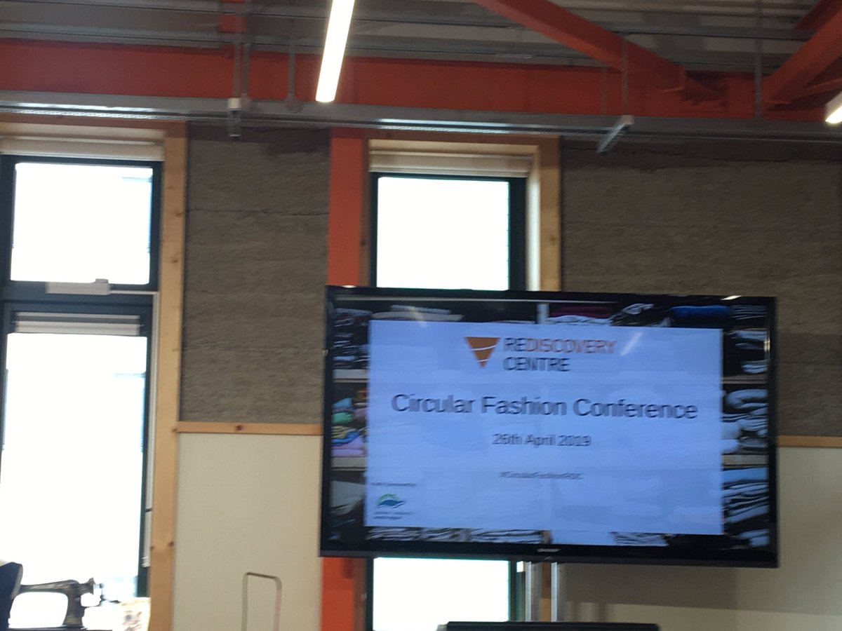 responsibleinno's tweet photo. “We want beautiful design what we can feel good about” the first #CircularFashionRDC conference in Ireland is just kicking off with an exciting lineup of speakers! Thank you @RediscoveryCtr for organizing and all supported it @emwr_ie @DCCEconDev https://t.co/EtWNlsskZN