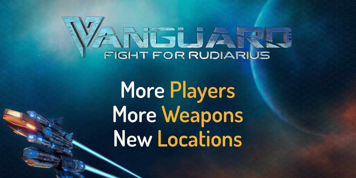 #Vanguard As a result of the successful pilot in Quasar, we’ve increased the amount of players in the game and added even more weapons. We’ll be announcing new locations in the UK shortly. #Devclever #Devexcited