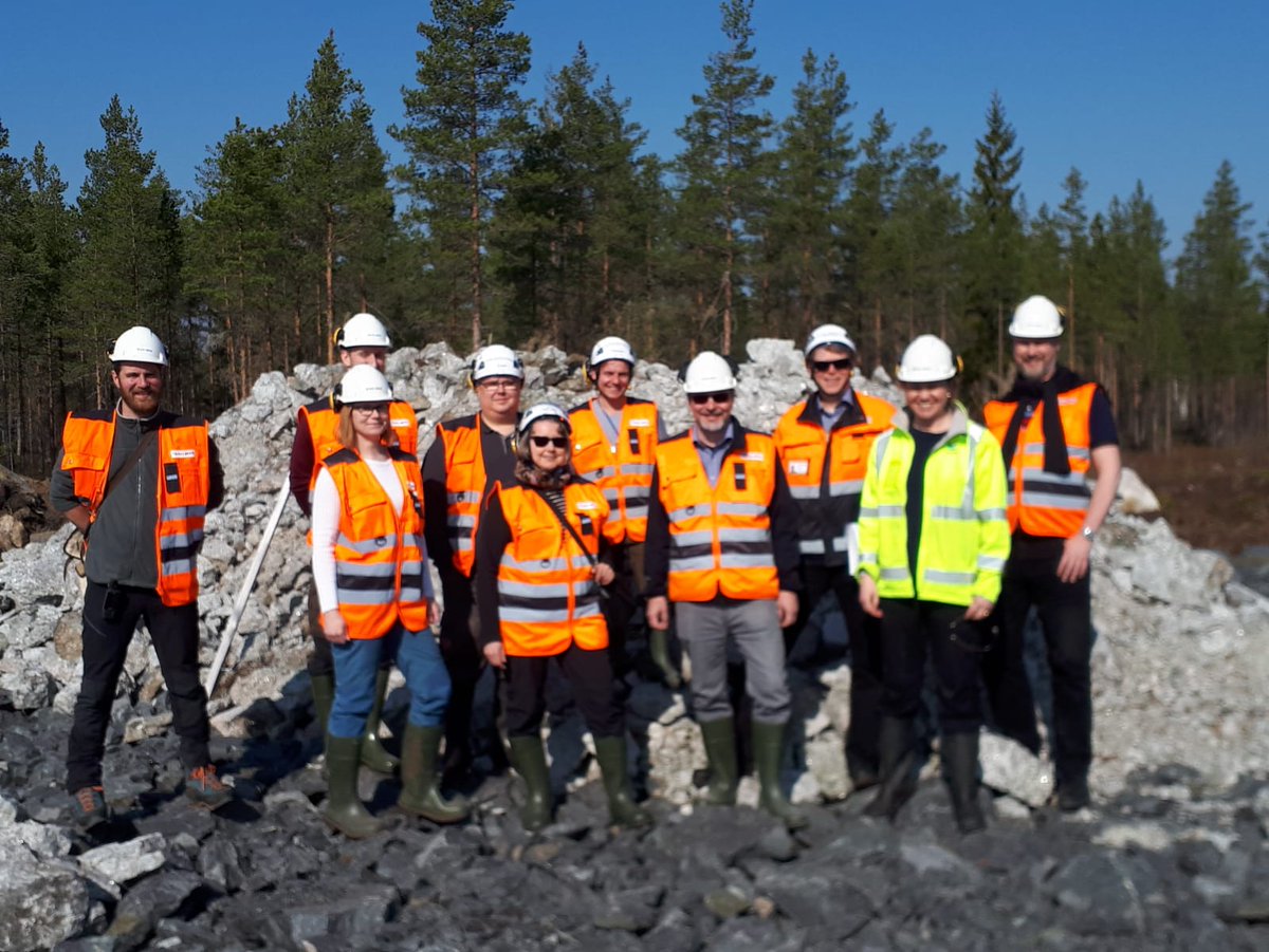 VMNykanen's tweet photo. Visit to Syväjärvi #lithium deposit in Kaustinen was highlight of the #UpDeep field trip. Thanks #Keliber for hosting us. Bright, sunny and warm excursion day in a good company continues to nearby #exploration targets. #spodumene #mining 
@EITRawMaterials @GTK_FI https://t.co/6v5mI48m5l