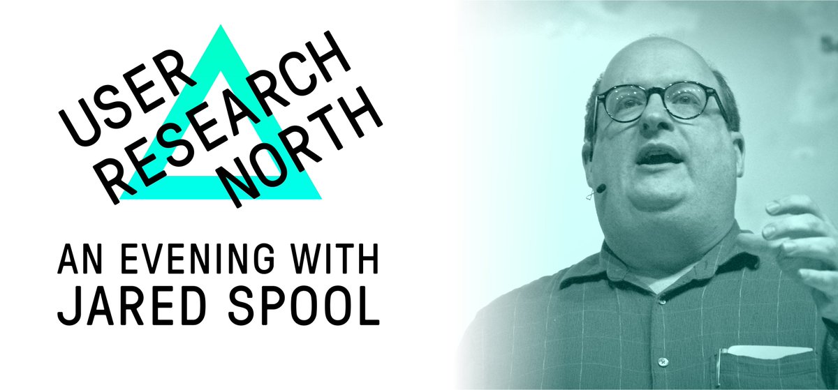 Come and join us for a special one off evening with <a href="/jmspool/">Jared Spool</a> on 28th May at 18:30 at the <a href="/bookingcom/">Booking.com</a> offices in Manchester.

eventbrite.co.uk/e/an-evening-w…

Entry is free but a ticket is required. 
#URNorth #UserResearch #UserExperience #UX #uxdesign #Manchester