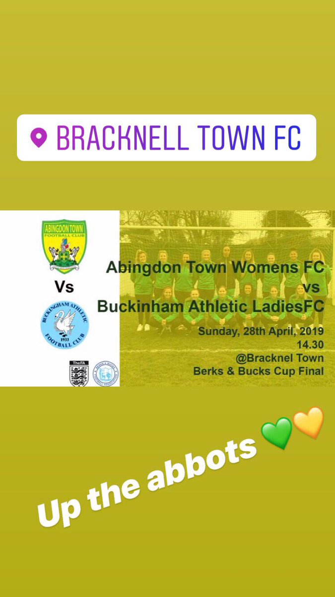 Come and support!! @Abingdontownla1 #UPTHEABBOTS  💚💛