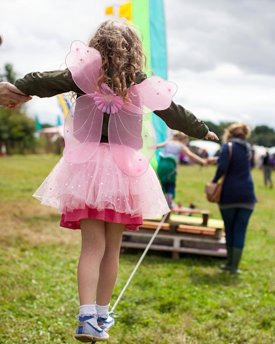 At Barefoot Festival, you can be whoever you want to be, including fairy tightrope walkers!! 🧚‍♀️